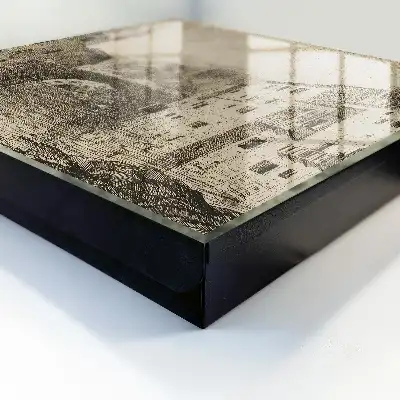 Wanddecoratie met berglandschap voor een authentieke sfeer