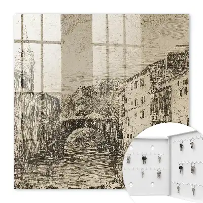 Wanddecoratie met berglandschap voor een authentieke sfeer