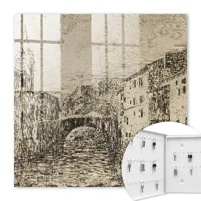 Wanddecoratie met berglandschap voor een authentieke sfeer