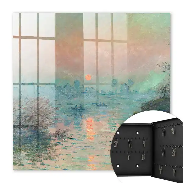 Romantisch landschap in pastelkleuren