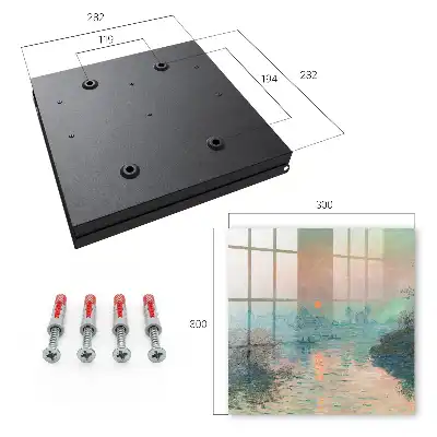 Romantisch landschap in pastelkleuren