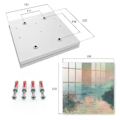 Romantisch landschap in pastelkleuren