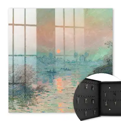 Romantisch landschap in pastelkleuren