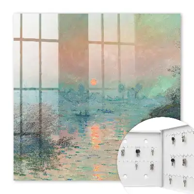 Romantisch landschap in pastelkleuren