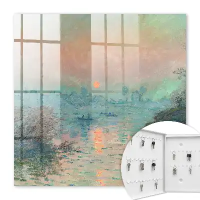 Romantisch landschap in pastelkleuren