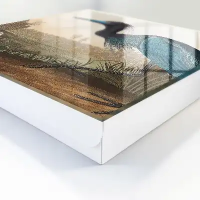 Exotische vogel tussen de vegetatie