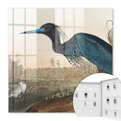 Exotische vogel tussen de vegetatie