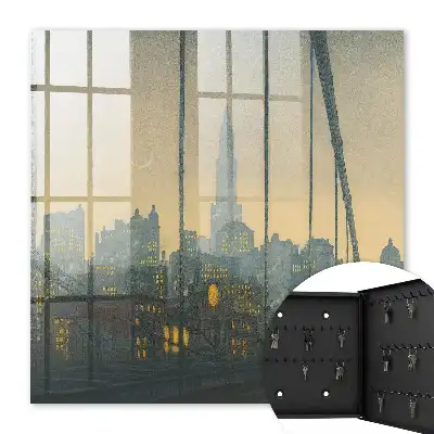Ten westen van de stad via een brug