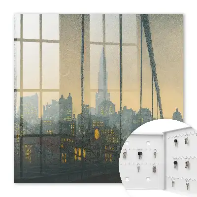 Ten westen van de stad via een brug