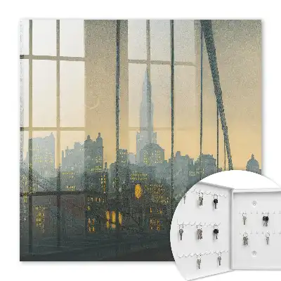 Ten westen van de stad via een brug