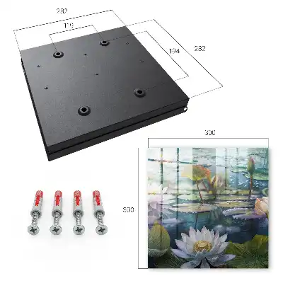 Waterbloemen met lelies