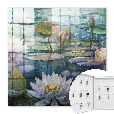 Waterbloemen met lelies