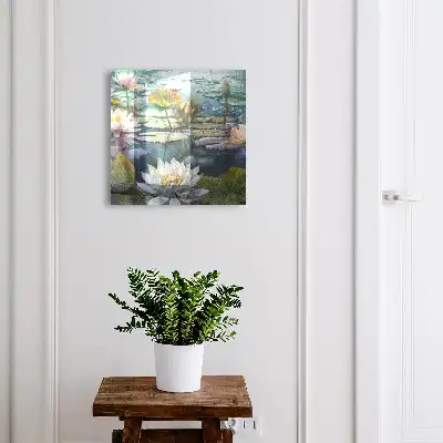 Waterbloemen met lelies