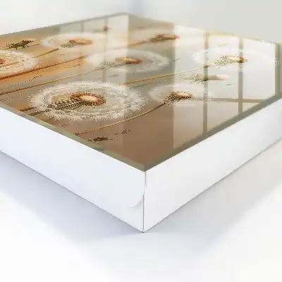 Paardenbloemen in beige en wit