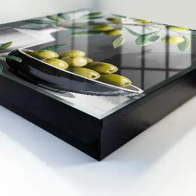 Groene olijfkleurige vaas
