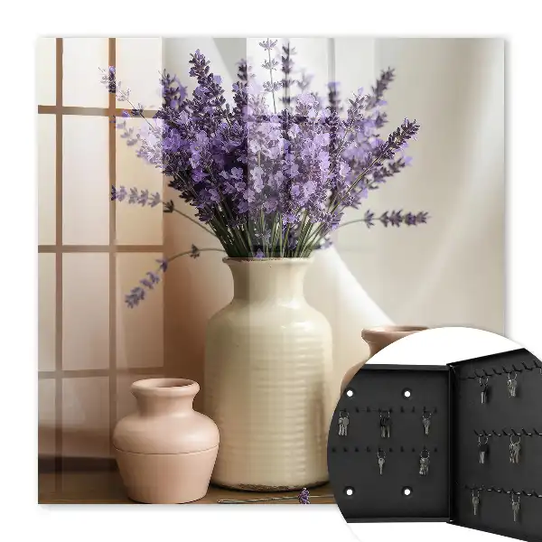 Bloemen in een crèmekleurige vaas
