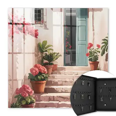 Bloemen, trappen en warmte