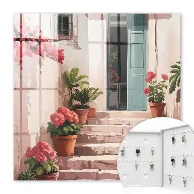 Bloemen, trappen en warmte