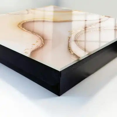 Beige golven bruingrijs