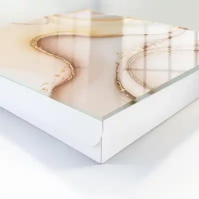 Beige golven bruingrijs