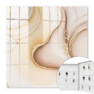 Beige golven bruingrijs