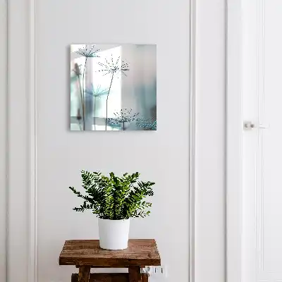 Natuurfotografie van paardenbloemen met dauw