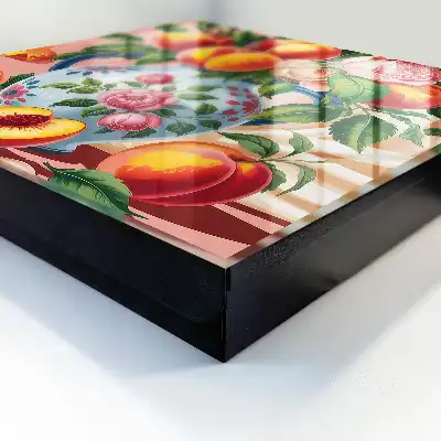 Stilleven van bloemen en vruchten