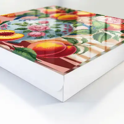 Stilleven van bloemen en vruchten