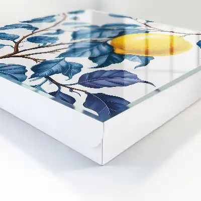 Gedetailleerde decoratieve citroenblaadjes