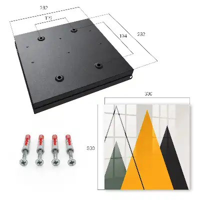 Moderne compositie in diverse kleuren