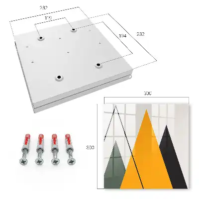 Moderne compositie in diverse kleuren
