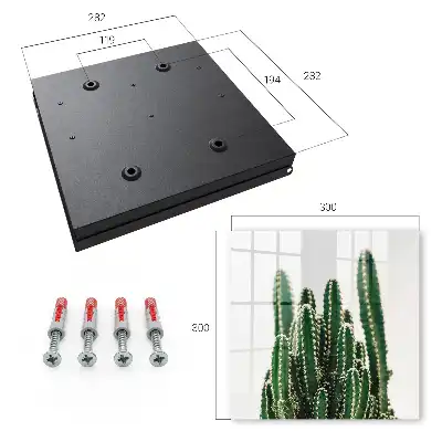 Groene cactussen in moderne stijl
