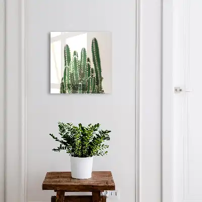 Groene cactussen in moderne stijl
