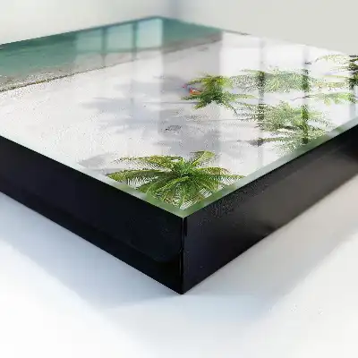Tropisch strand met blauw water