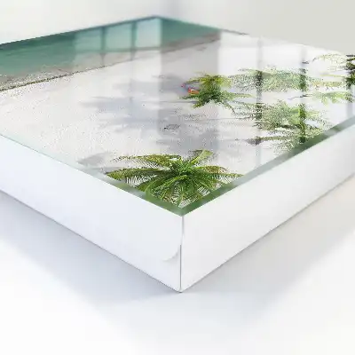Tropisch strand met blauw water