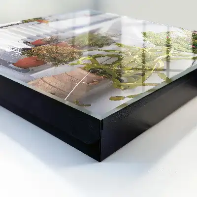 Trappen met potplanten