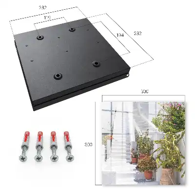 Trappen met potplanten
