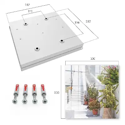 Trappen met potplanten