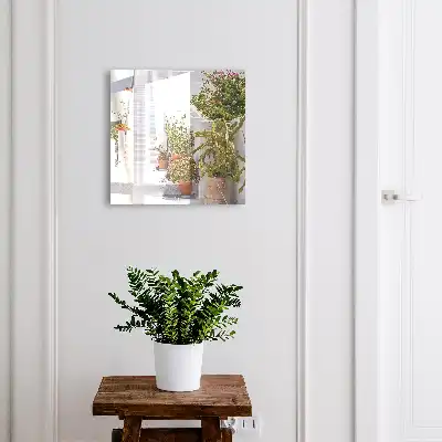 Trappen met potplanten