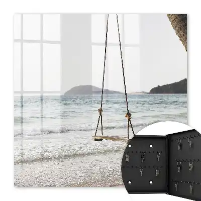 Een idyllisch strand aan zee