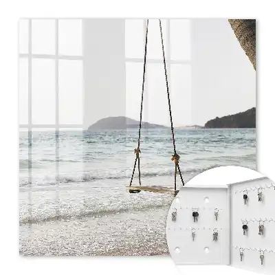 Een idyllisch strand aan zee