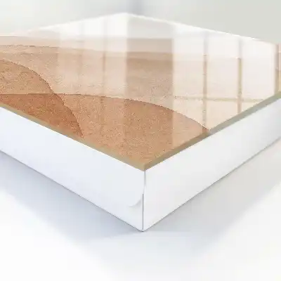 Beige landschappen in aquarelstijl