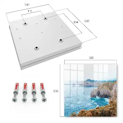 Zeegezicht met blauwe zee
