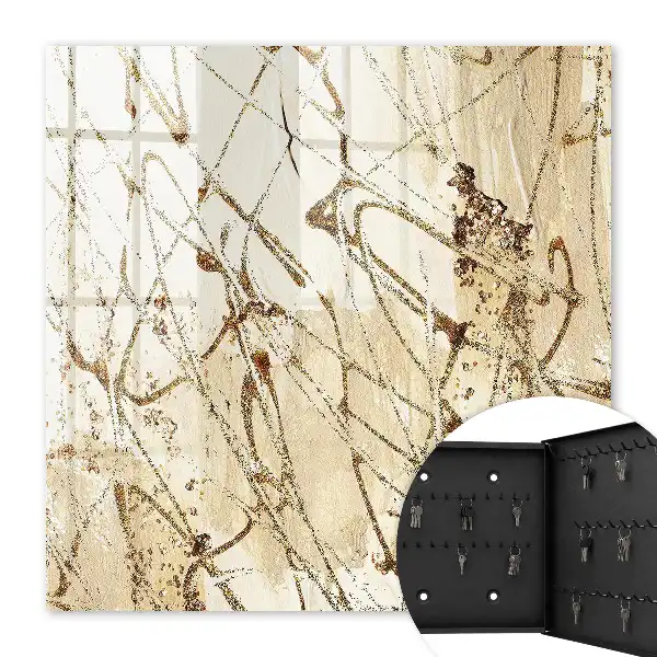 Abstracte compositie met een heldere achtergrond