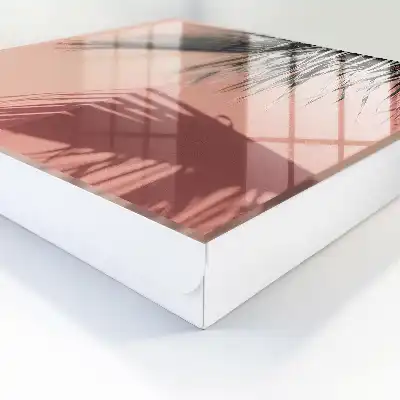 Tropische elegantie tegen een achtergrond met verschillende tinten