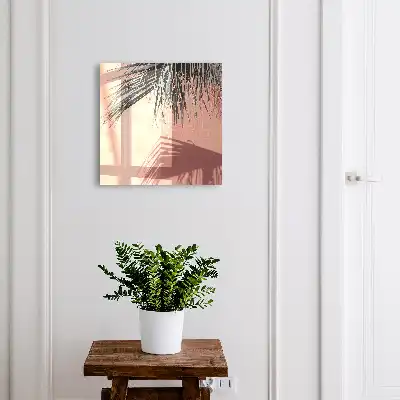 Tropische elegantie tegen een achtergrond met verschillende tinten