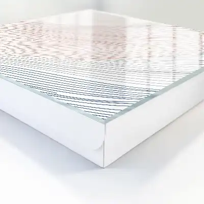 Golvende lijnen in subtiele kleuren