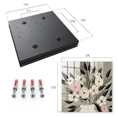 Bloemencompositie met een pastelkleurige achtergrond