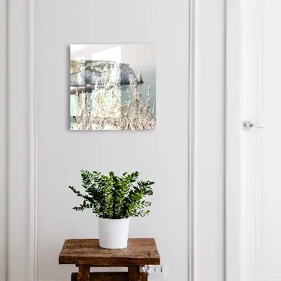 Kliffen en tere grassen