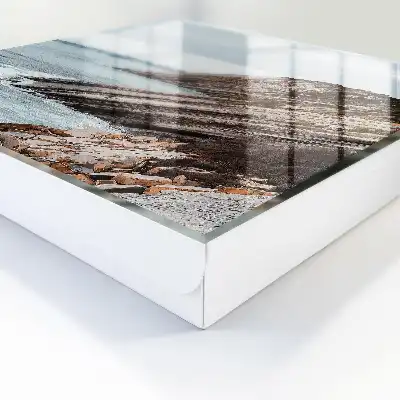 Kustlandschap met een kalme zee